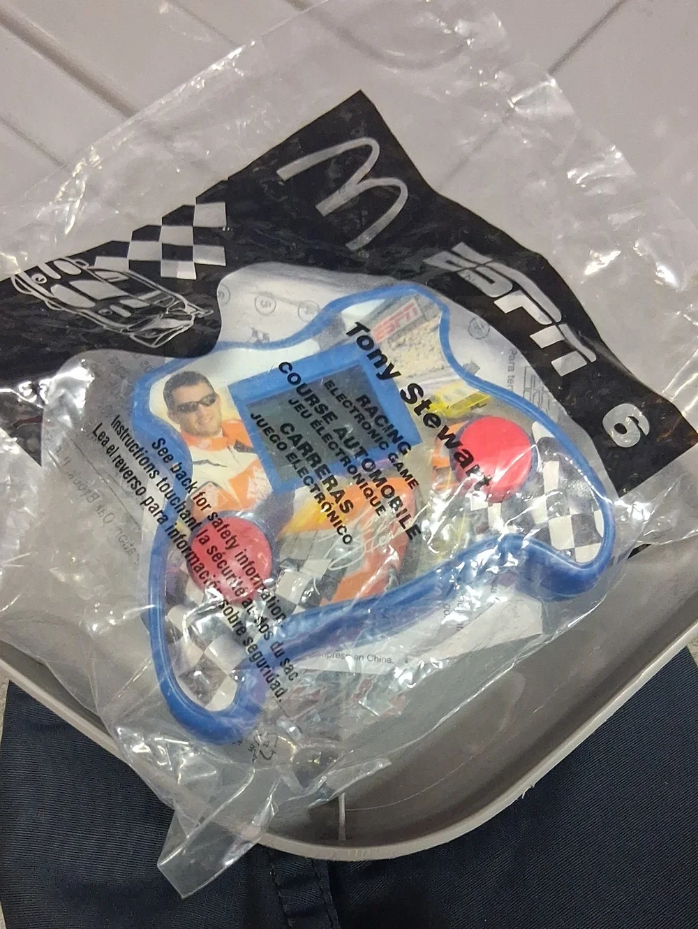 McDonald's handheld games 1pc  Tony Stewart